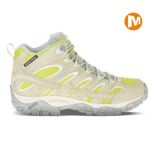 Pánské Zimní Boty Merrell Moab 2 Mid Eco Waterproof X Outdoor Voices Béžový (CZ. SJIKO)